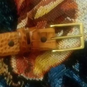 Mens Alligator Belt